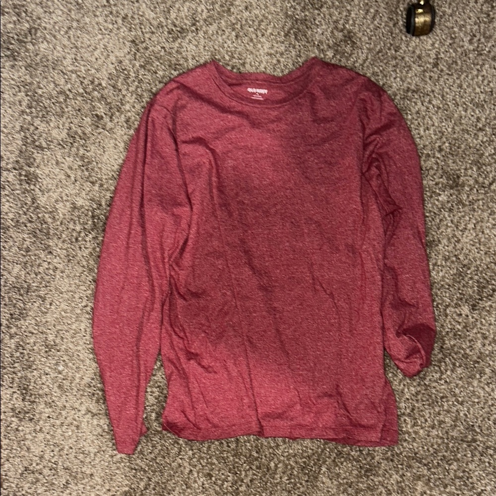 Old Navy Women's Long Sleeve Tee - Maroon